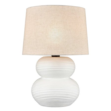 ELK HOME Phillipa 25'' High 1-Light Outdoor Table Lamp - Matte White H0019-8561